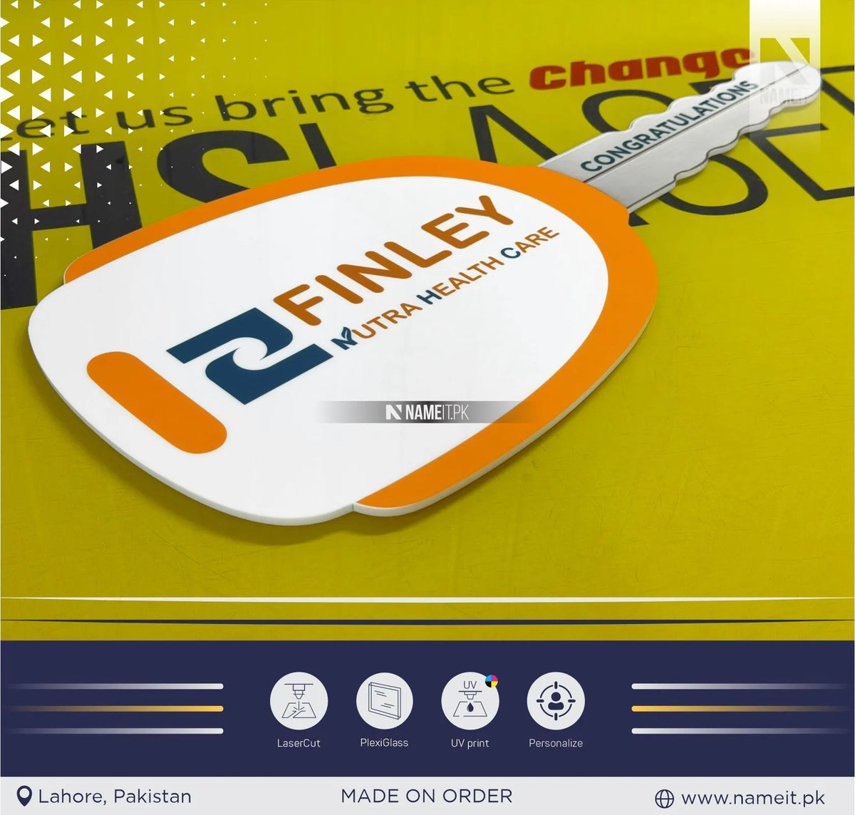 KEY, Gift, Award,Custom Giant Auto Key Award – Car Dealership Photo Prop for Sales & Social Media Marketing | Car Handover Display Key