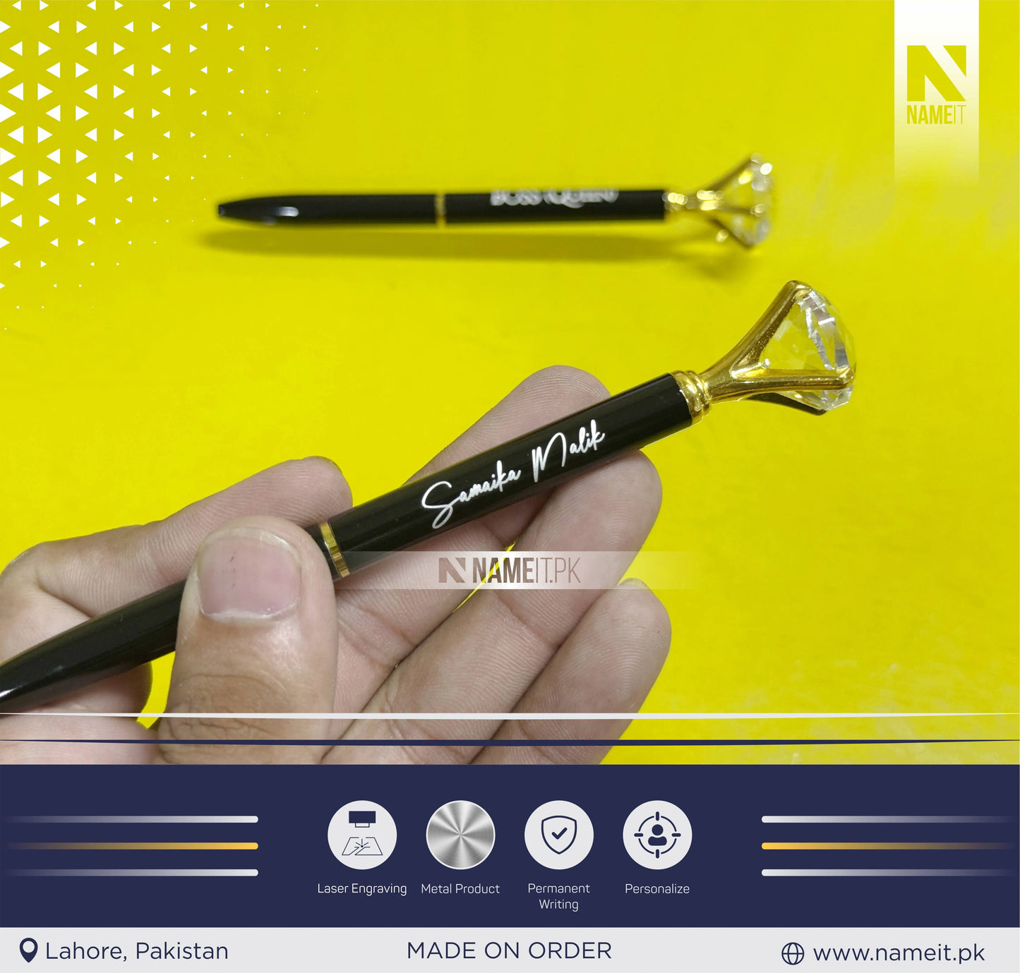 Diamond Pen with Crystal, Diamond Ballpoint Pens,Black Ink Writing, Gift for Girls,Women,Wedding,Birthdays