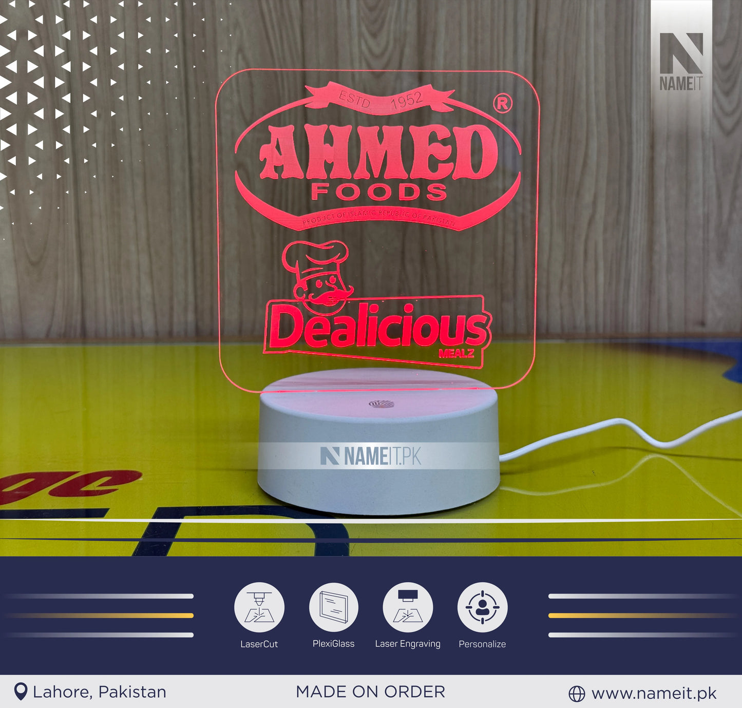 Gift For Small Business Owner, Business Sign, Resturent Display Lamp, Gift For New Business Owner, Gift for Cook, Baker, or Culinary Student | Kitchen Decor