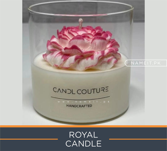 Candle , Soy Wax Scented Candles with Awesome Flowers