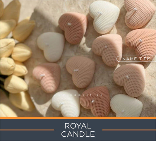 3D Heart-Shaped Candle – Romantic Wedding Gift & Elegant Home Décor Accent