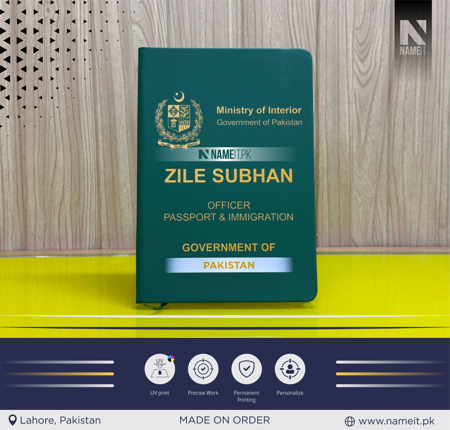 Diary, Custom Diary Printed, Customize Diary For Government Officers - Congratulations Gift - Ministry of Interior Gift - Officer Gift - New Job Gift