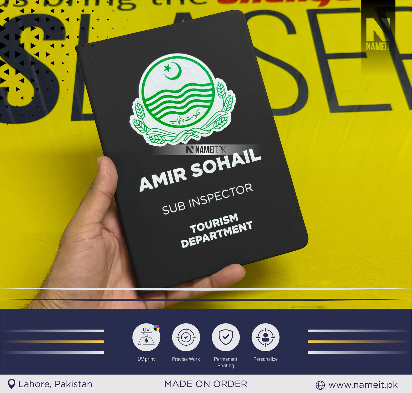 Diary, Custom Diary Printed, Customize Diary For Government Officers - Congratulations Gift - Tourism department Gift - Officer Gift - New Job Gift