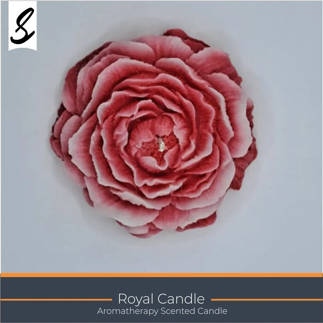 Candles , Soy Candle - Scented Flower Candle