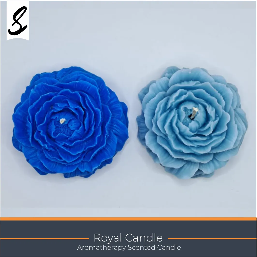 Candles , Soy Candle - Scented Flower Candle