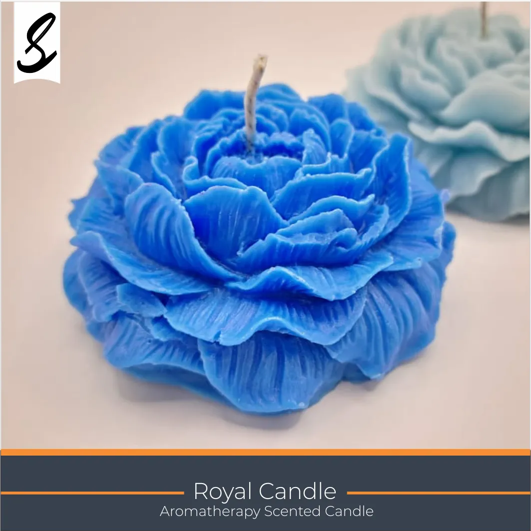 Candles , Soy Candle - Scented Flower Candle