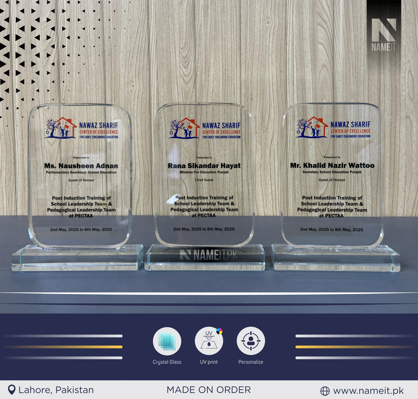 Shield, Corporate Personalized Crystal Award for Retirement Appreciation ,Gift Plaque, Graduation Plaque, Crystal Award, Printed Trophy,Award, Company Gifts
