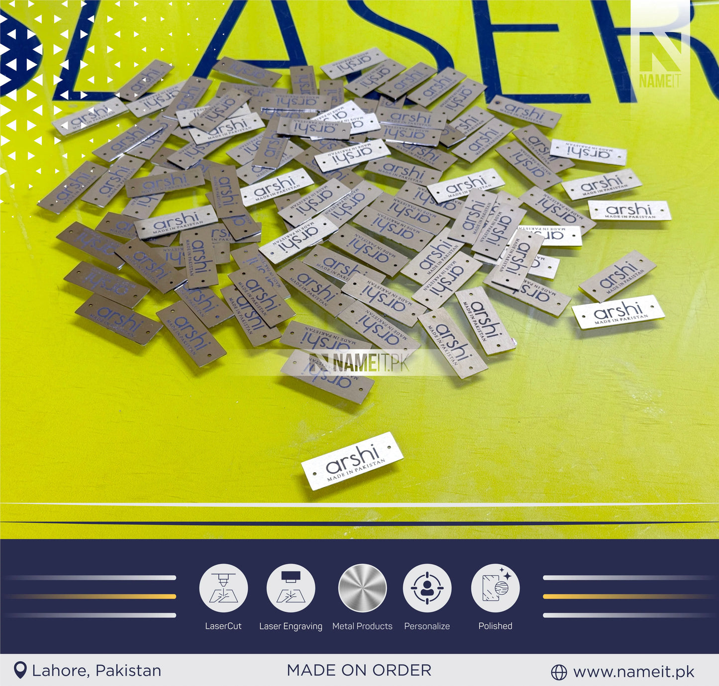 Custom Products Tags, Custom Laser Engraved Tag, Bag Metal Label, Custom Clothing Labels, Clothing Tags, Engraved Tag
