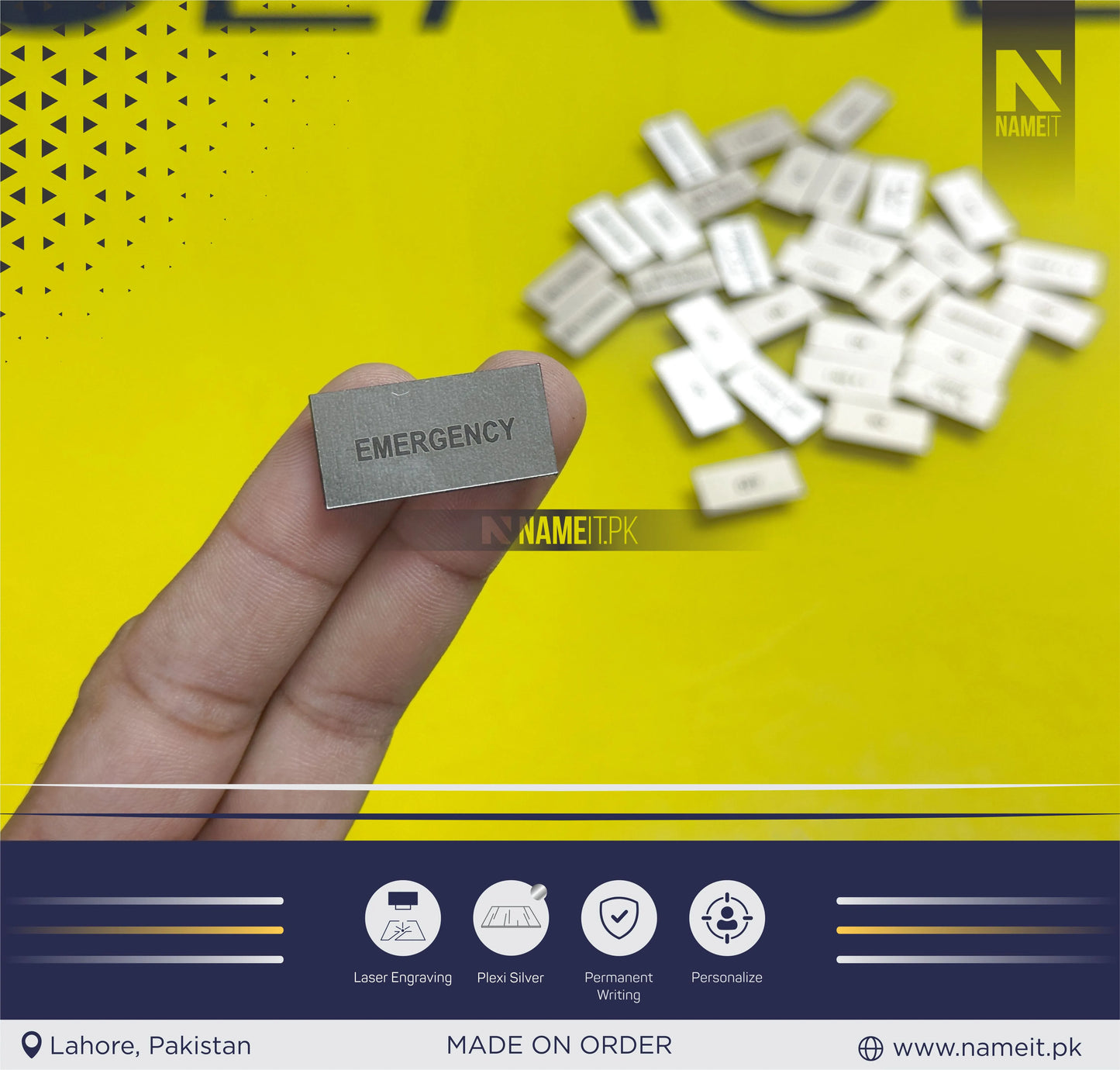 Custom Industrial Label Machine Tags - Custom designed machine tag - Asset tag-ID tag - Nameplate - Asset label - ID plate