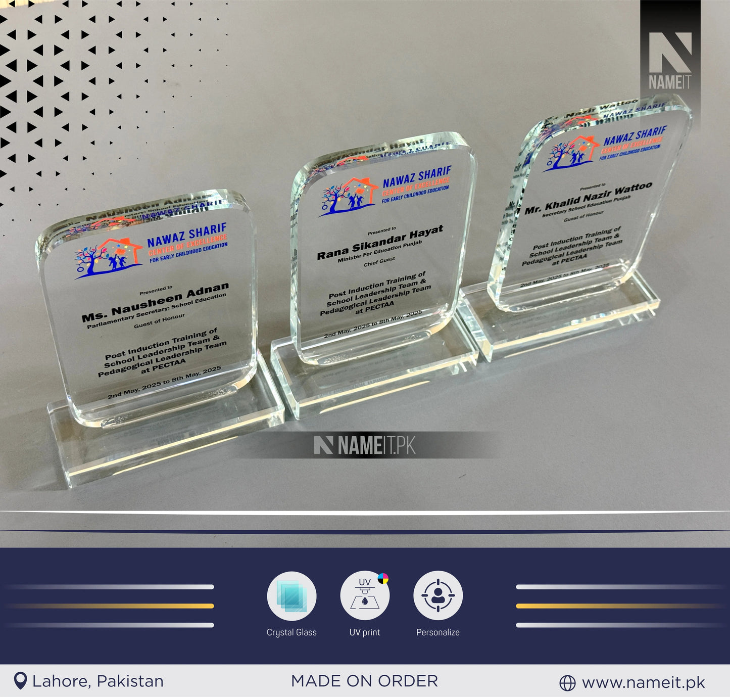 Shield, Corporate Personalized Crystal Award for Retirement Appreciation ,Gift Plaque, Graduation Plaque, Crystal Award, Printed Trophy,Award, Company Gifts
