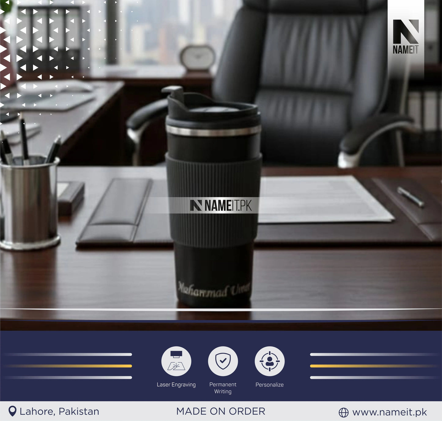 Thumbler, Coffee Mug 450ml - Vacuum Stainless Steel Insulated Coffee Travel Mug Spill Proof and Leakproof Lid, Double Walled Reusable Tumbler Cups for Keep Hot/Ice Coffee, Tea