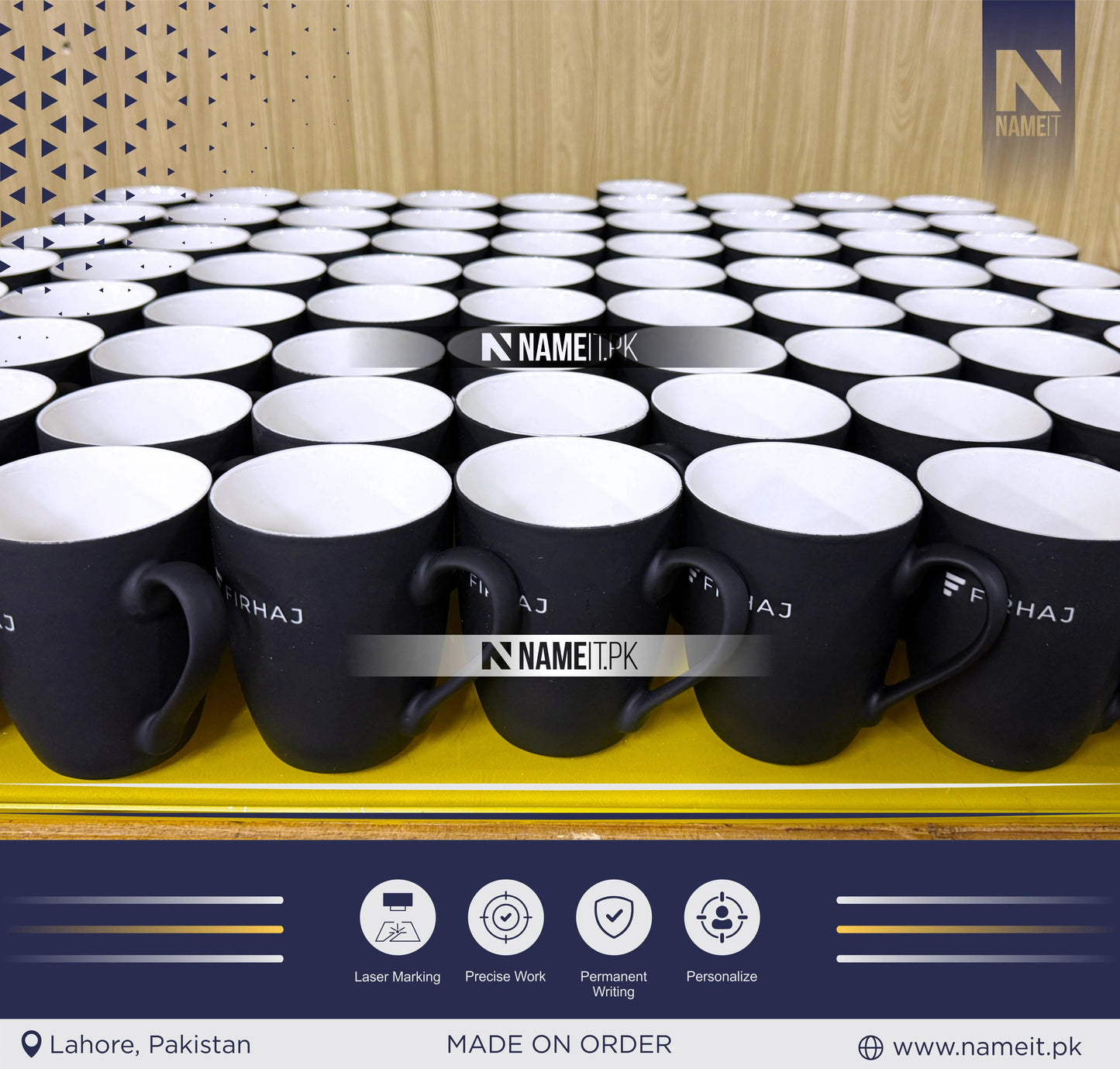 Mug, Custom Mug, Velvet Mug, Name & Quote, Coffee Mug Personalized Gift, Personalized Company Mug Engraved Mug, Employee Appreciation Gift NAMEIT PAKISTAN