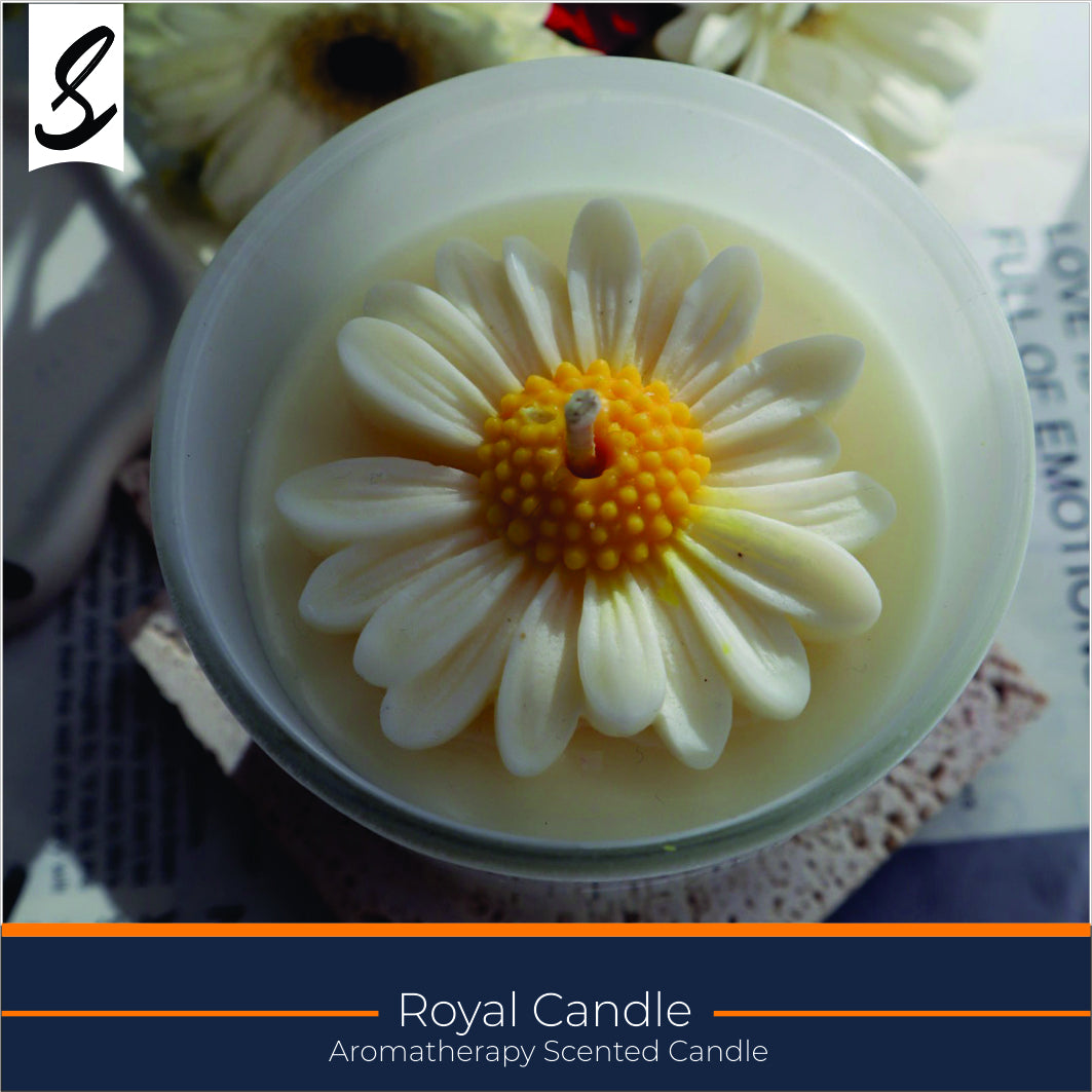 Candles , Soy Candle - Scented Vanilla Candle - Handmade Candle