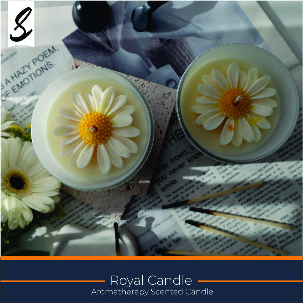 Candles , Soy Candle - Scented Vanilla Candle - Handmade Candle