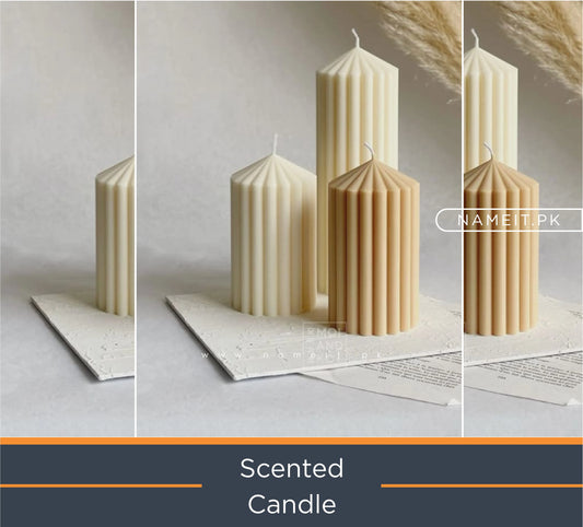 Candles,Pierre Pillar, Dinner Candles in Scent