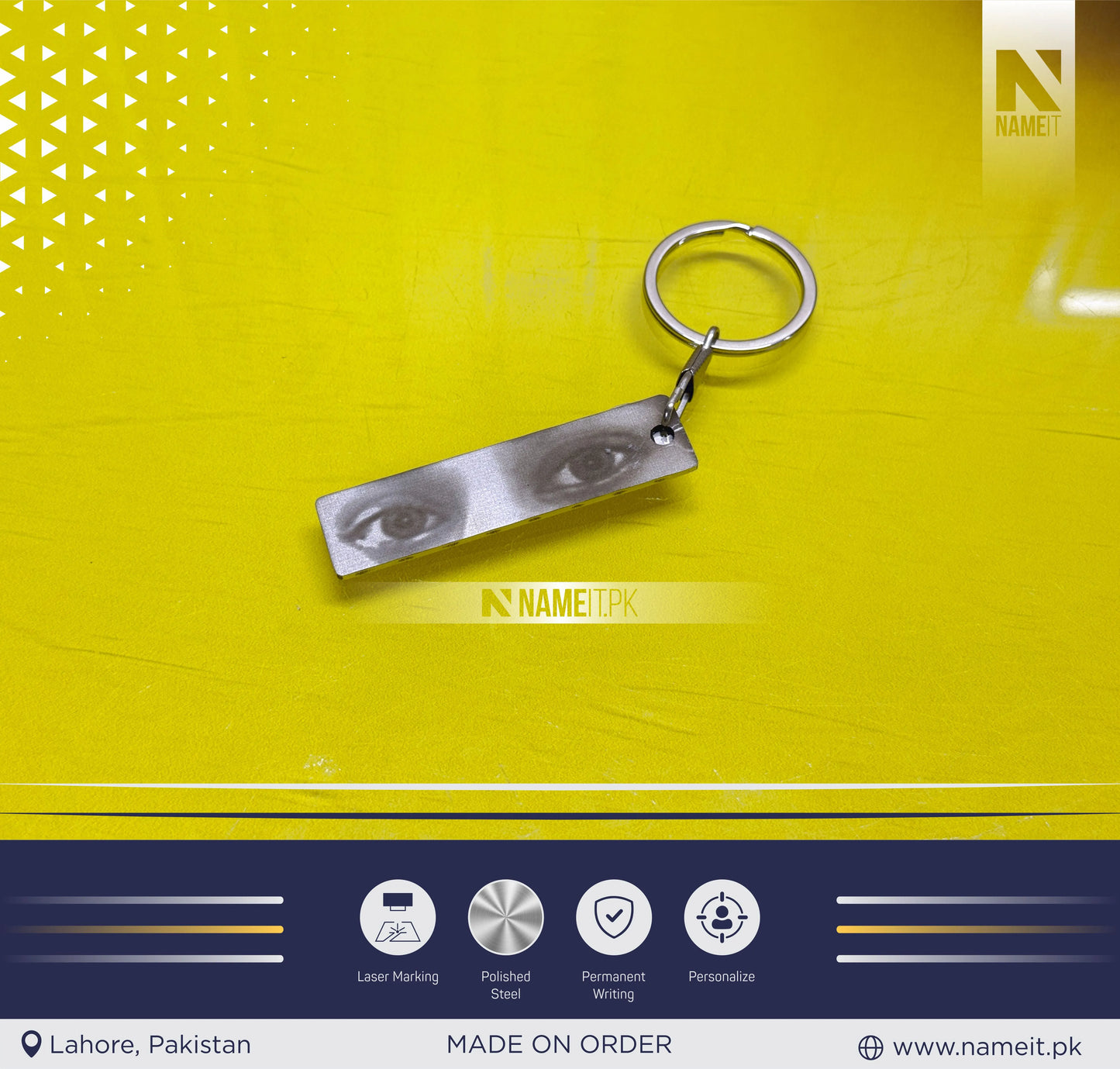 Personalized Eye Keychain, Custom Keychain, Eye Photo Keychain, Custom Keychain. Message Us the Photo of your Eyes!