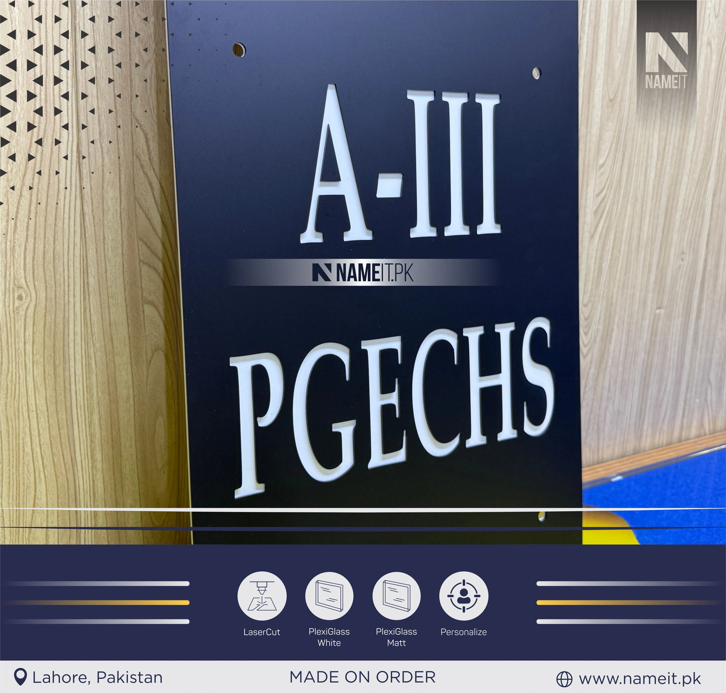 House Name Plate, House Name Sign Plaque Home Door Address House Decor Custom Home Name Plate Sign