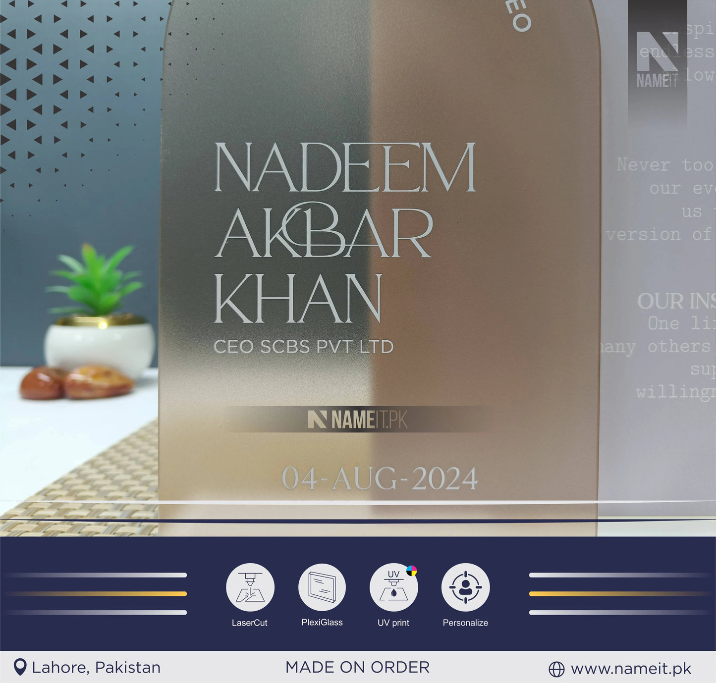 Personalised Double Arch Signage, Birthday Sign, Event Sign, Wedding Signage, Table Sign NAMEIT PAKISTAN