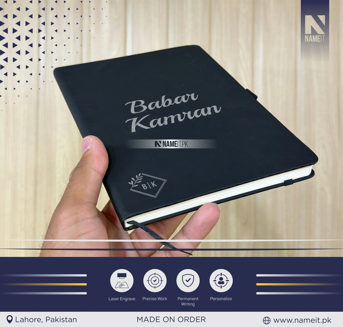 Diary Engrave, Personalised Hardcover Notebook, A5 Lined Notepad, Engrave Diary, New Job Stationary Gift, Travel Journal, Office Gift