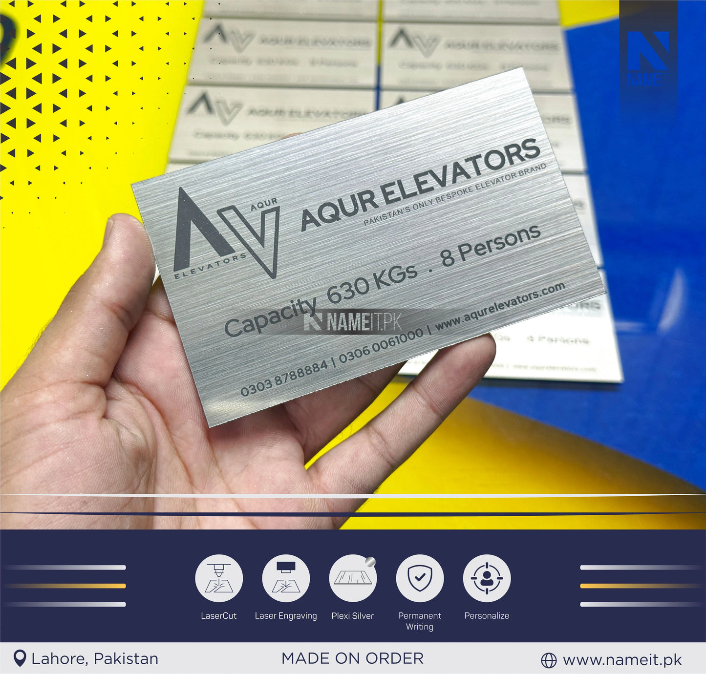 Custom Industrial Label Machine Tags - Custom designed machine tag - Asset tag-ID tag - Nameplate - Asset label - ID plate