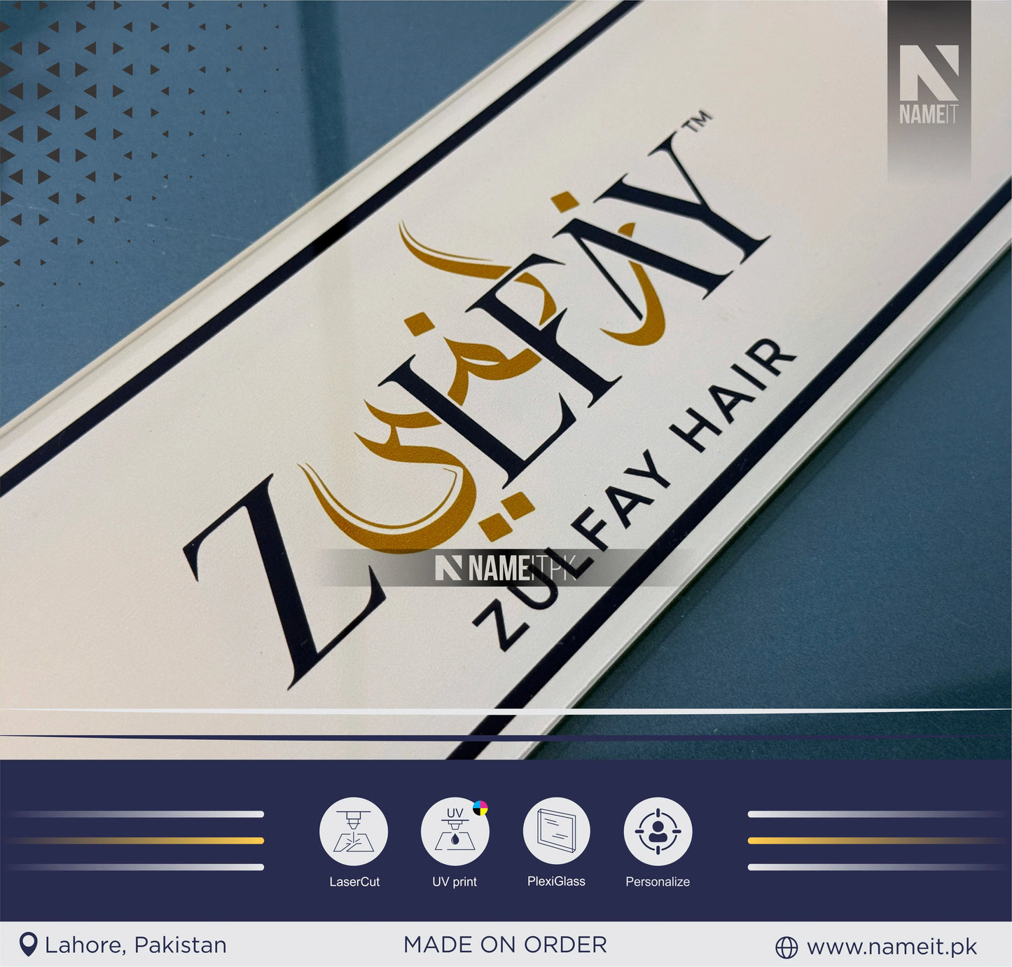 Custom Acrylic sign Square acrylic sign for Studio & Spa,beauty salon logo dental logo sign boutique logo sign brow logo nail salon
