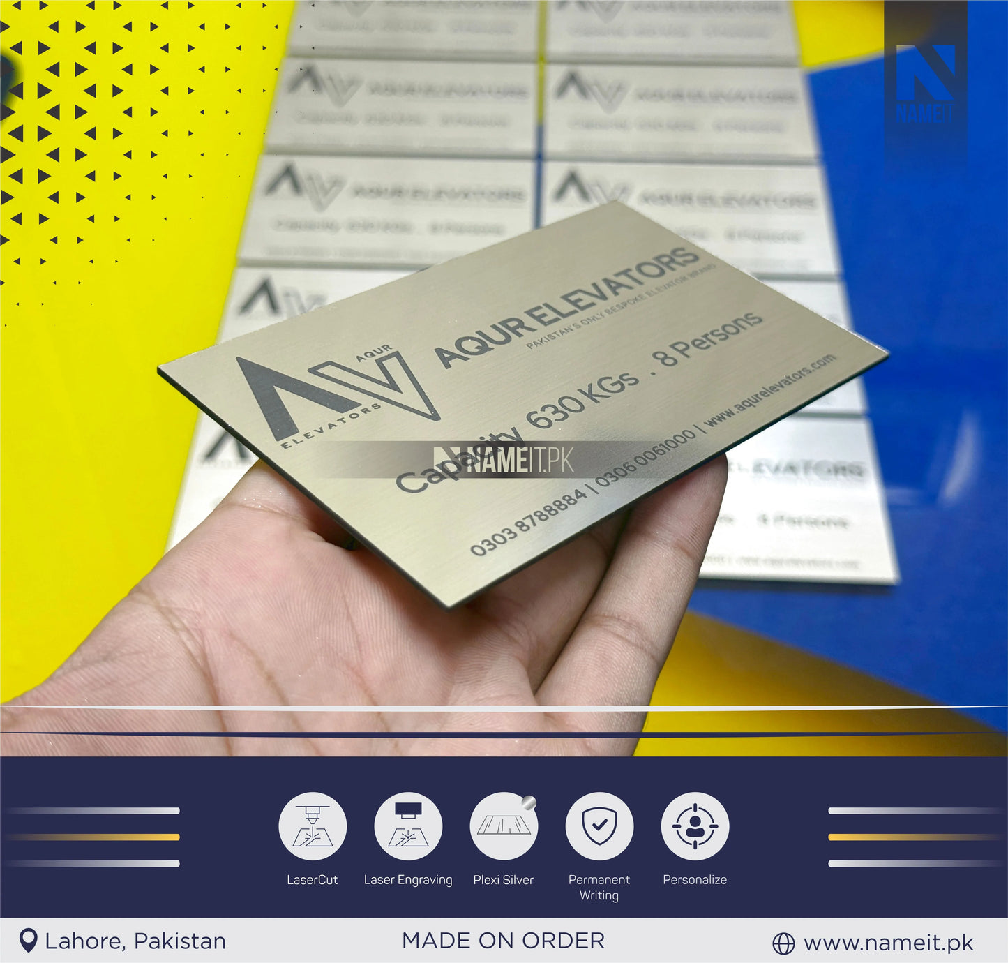 Custom Industrial Label Machine Tags - Custom designed machine tag - Asset tag-ID tag - Nameplate - Asset label - ID plate