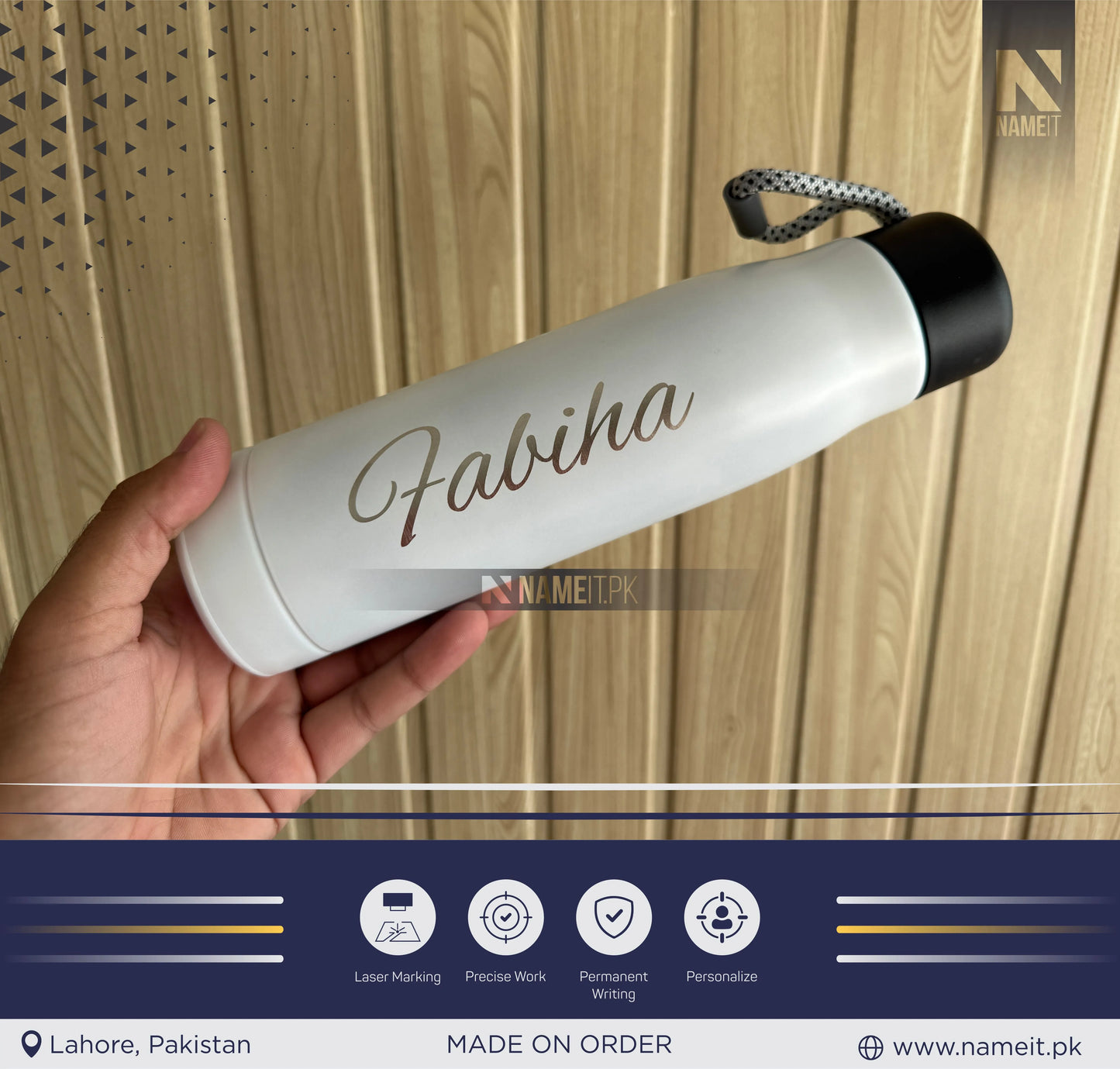 Stainless Steel Insulated Hot n Cool Water Bottle, Hydro Insulated Thermal Flask, Thermos Coffee Travel Mug, Double Walled Metal Tumbler, Keeps Cold And Hot