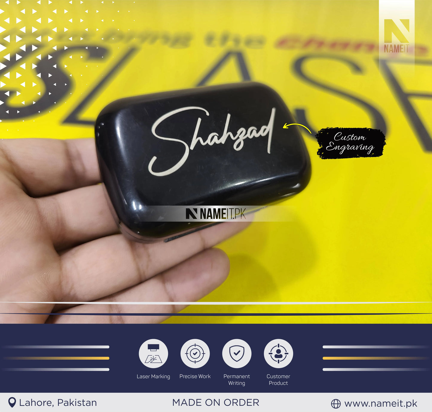 Airpods & Earbuds– Custom Your Airpods with Name, initial, or Date | Perfect Gift for Birthday, Anniversary & Special Occasions