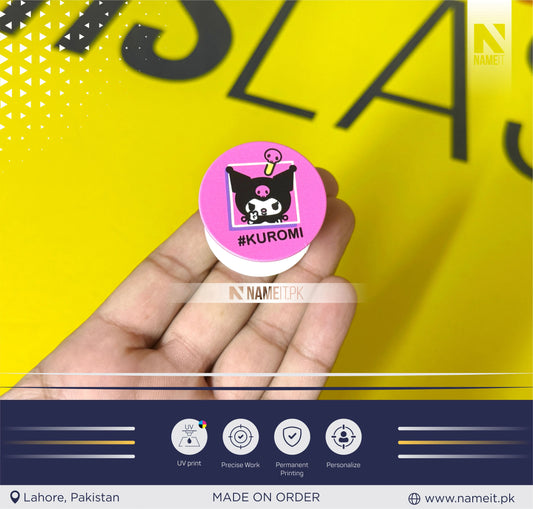 Personalized Photo Phone Grip - Custom Phone Holder - Unique Pet Photo Phone Grip, Cute Couples Phone Grip - Father's Day Gift - For Him