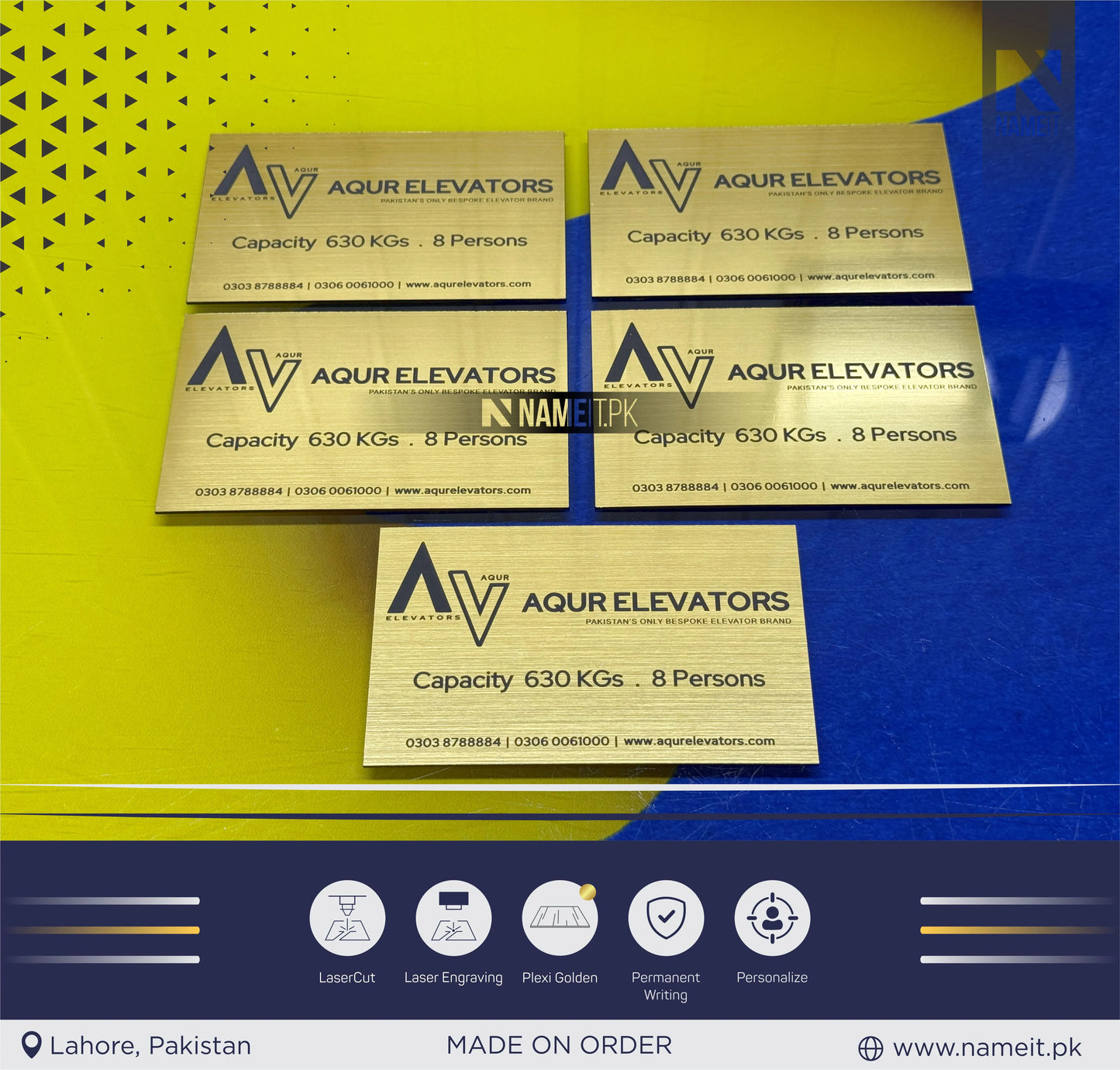 Custom Industrial Label Machine Tags - Custom designed machine tag - Asset tag-ID tag - Nameplate - Asset label - ID plate