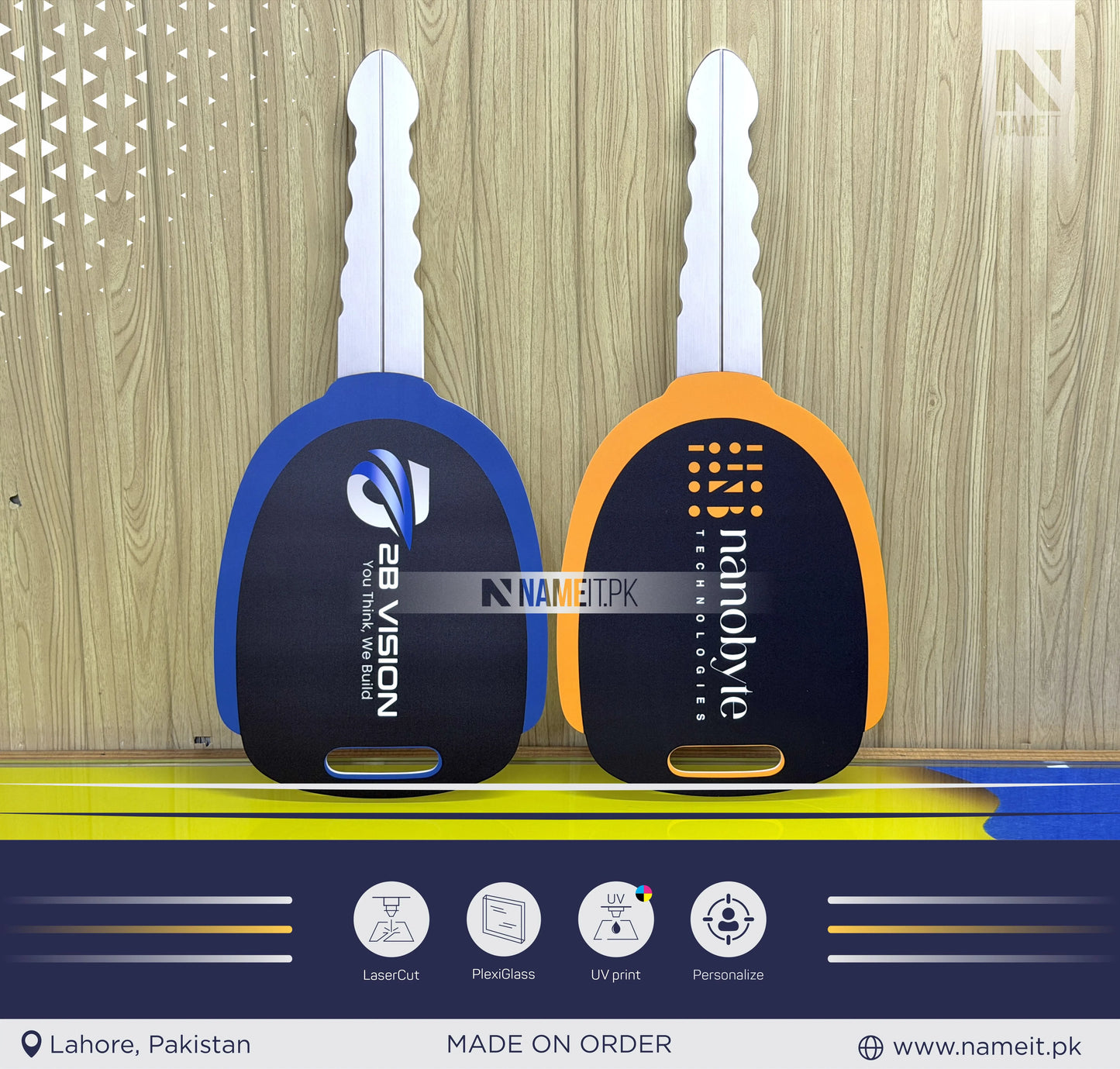 KEY, Gift, Award,Custom Giant Auto Key Award – Car Dealership Photo Prop for Sales & Social Media Marketing | Car Handover Display Key