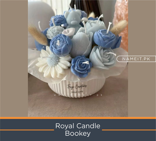 Candle Bouquet – Romantic Scented Decorative Candles, Decorative Candels Gift for Weddings, Valentine’s Day & Home Décor