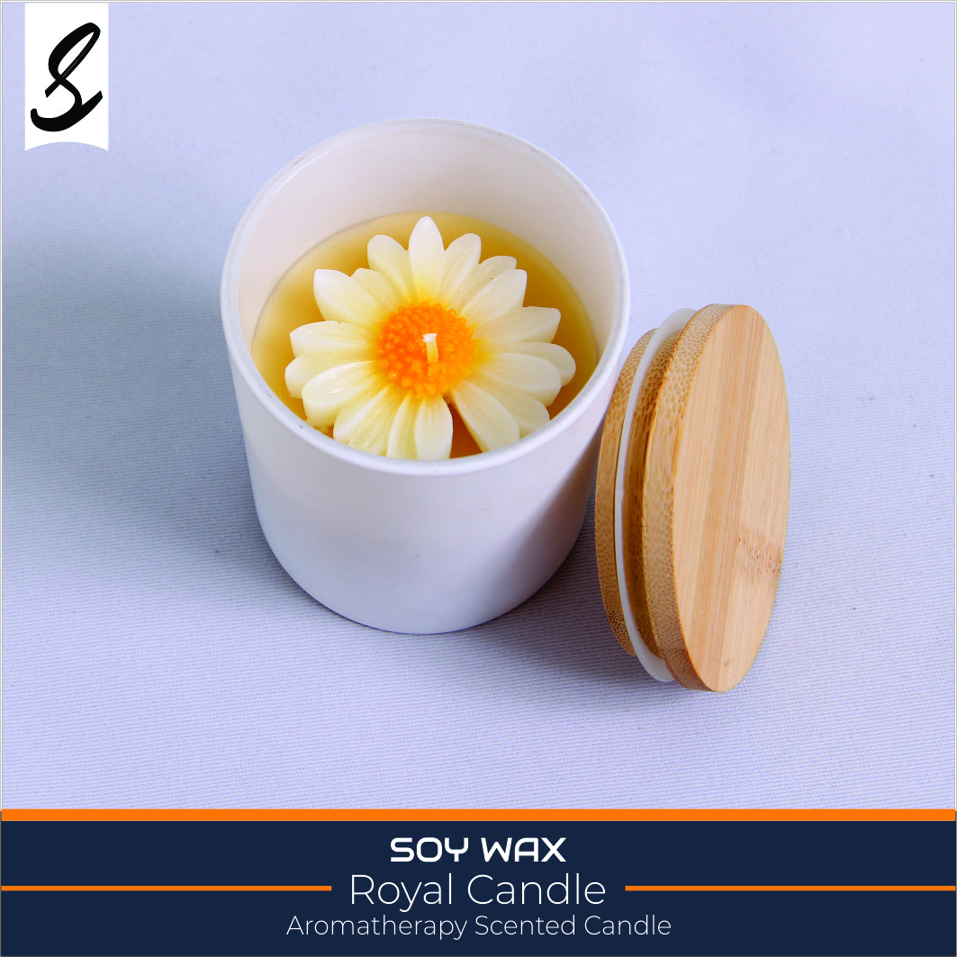 Candles , Soy Candle - Scented Vanilla Candle - Handmade Candle