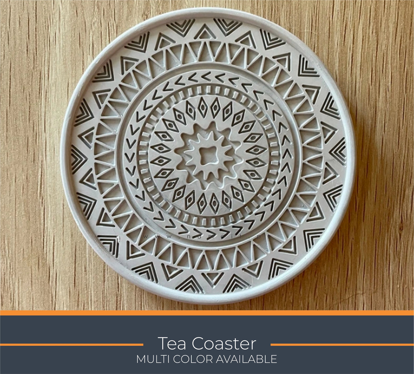 TeaCoaster, Luxury Candle & Jewelry Display Tray – Elegant Home Décor Organizer for Vanity, Desk