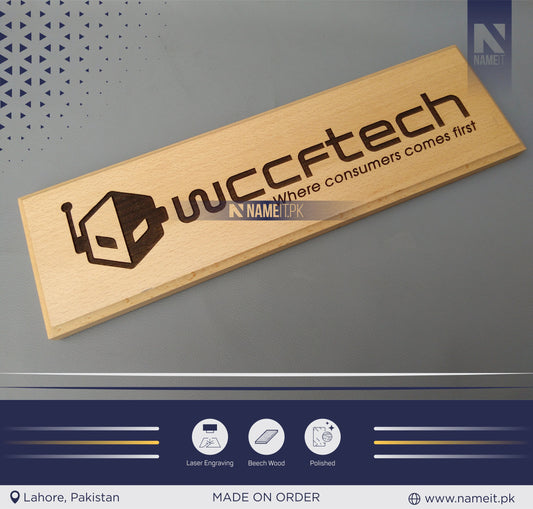 Custom Door Sign Plaque, Wooden Sign Name Plate NAMEIT PAKISTAN