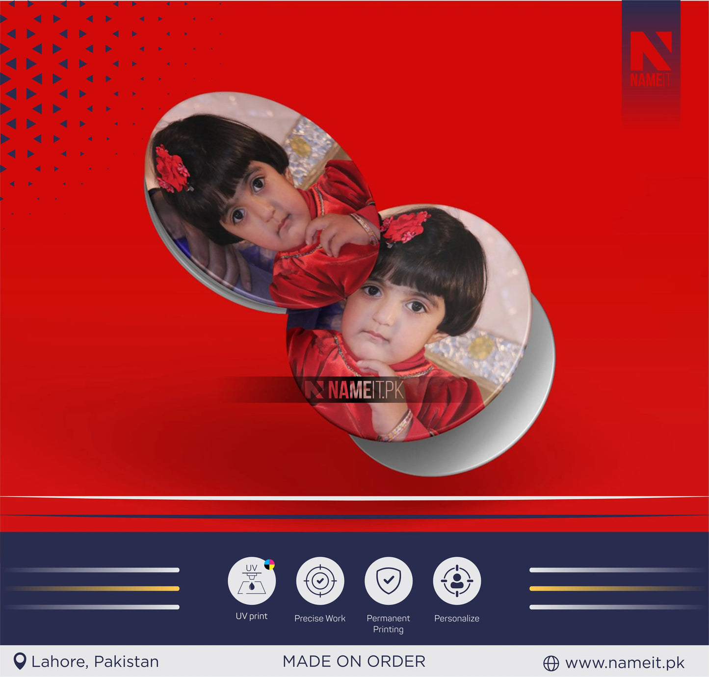 Mobile Pop Socket, Personalized Pop Socket with your Picture NAMEIT PAKISTAN