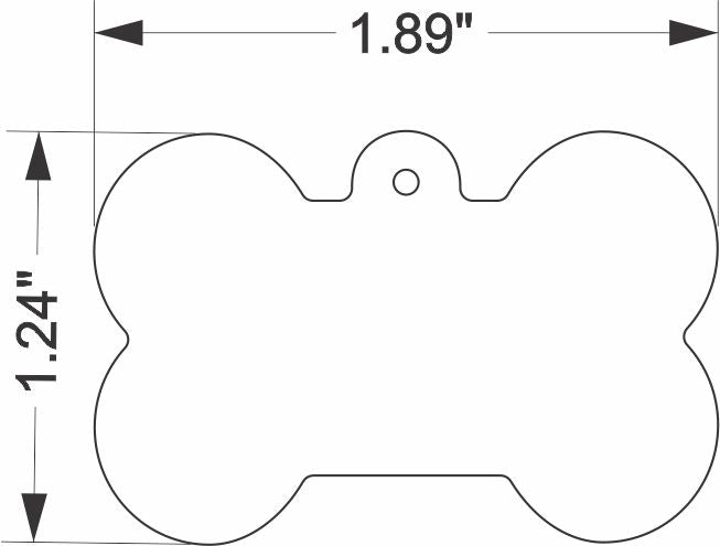 Pets Tag Personalized, Bone Shape Tag, Pet Tags for Collars, Engraved Tag, Name Tag, Customized Pet Tag, Kitty Tag NAMEIT PAKISTAN
