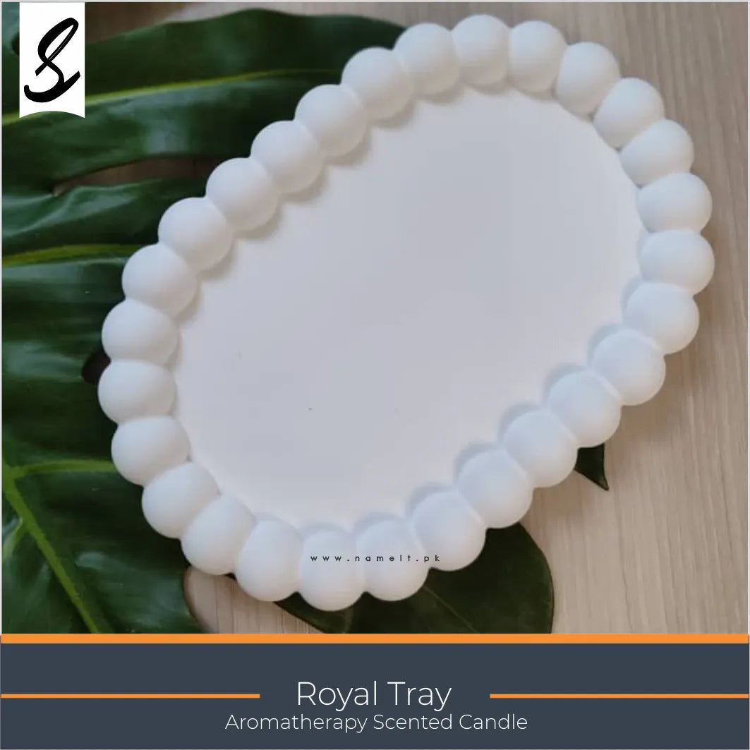 Tray, Luxury Candle & Jewelry Display Tray – Elegant Home Décor Organizer for Vanity, Desk