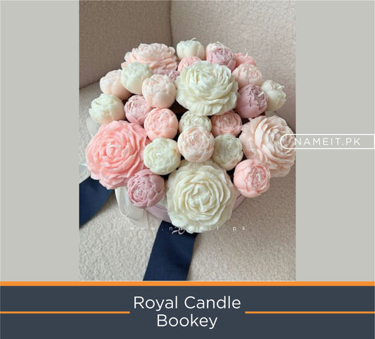 Candle Multicolor Bouquet – Large Multicolor Scented Decorative Candles, Decorative Candels Gift for Weddings, Valentine’s Day & Home Décor