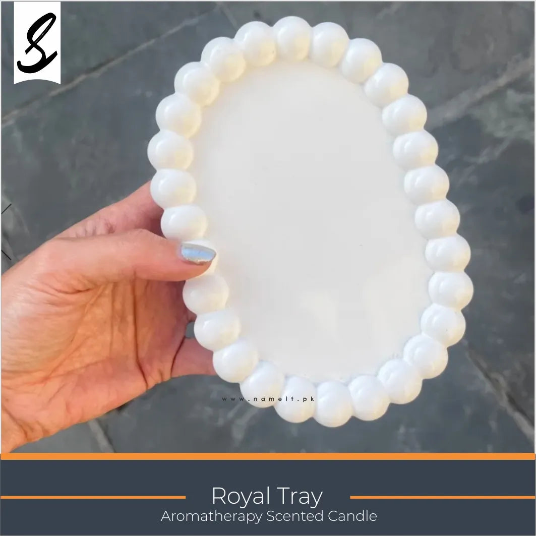 Tray, Luxury Candle & Jewelry Display Tray – Elegant Home Décor Organizer for Vanity, Desk