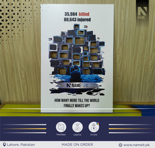 Custom Design UV Printed Frames NAMEIT PAKISTAN