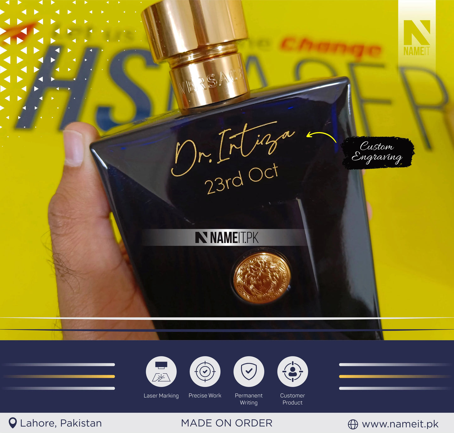 Perfume Bottle – Custom Your Perfume Bottle with Name, Message, or Date | Perfect Gift for Birthday, Anniversary & Special Occasions