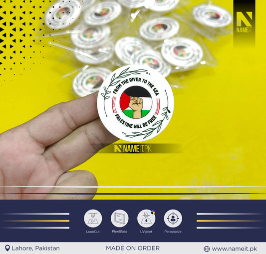 Badge, Digital Printed Badge, Staff ID Tag, Design Your Custom Badge, Custom Flat badge for work, Office Name tag Employee Business Tags
