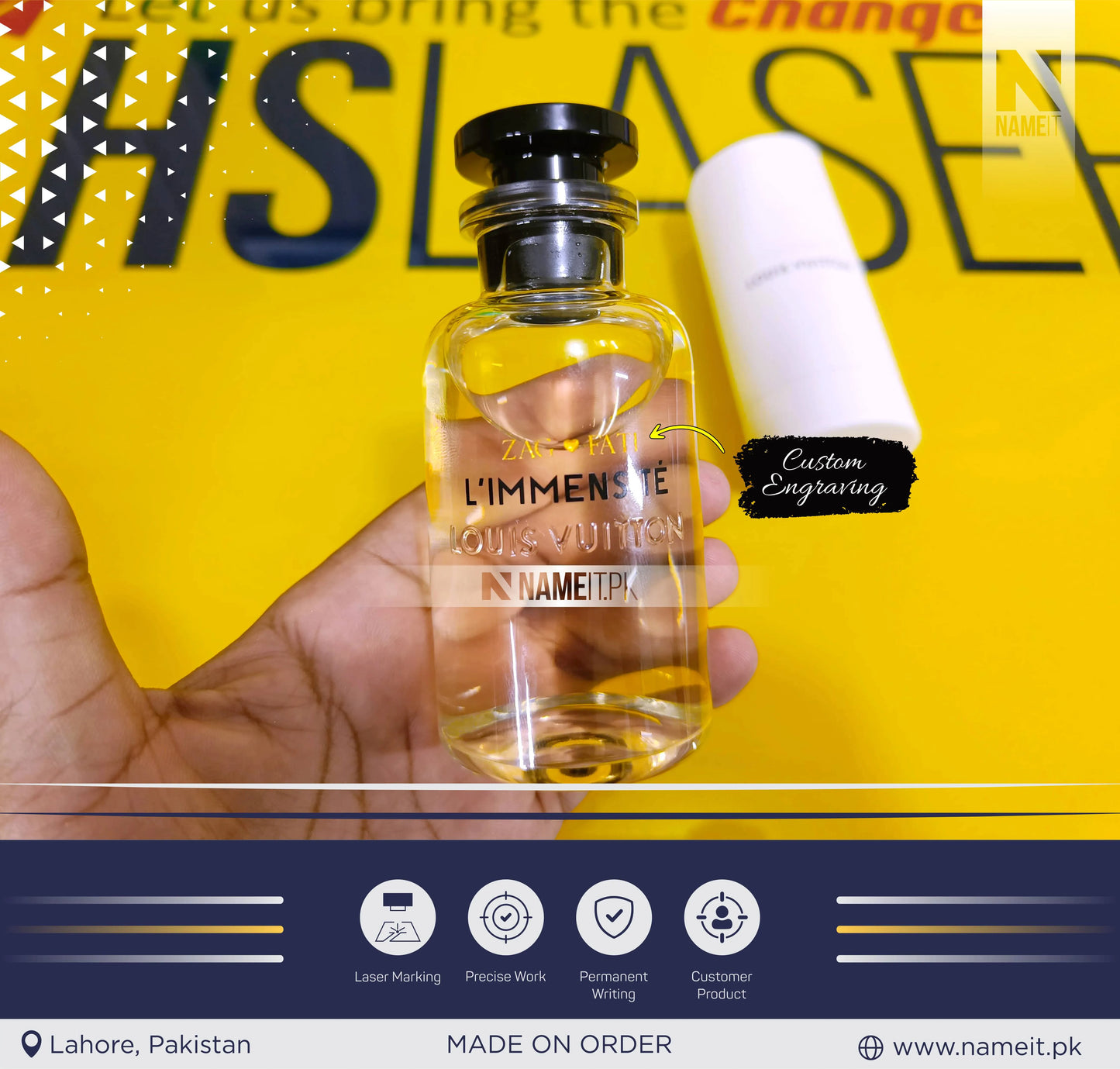 Perfume Bottle – Custom Your Perfume Bottle with Name, Message, or Date | Perfect Gift for Birthday, Anniversary & Special Occasions