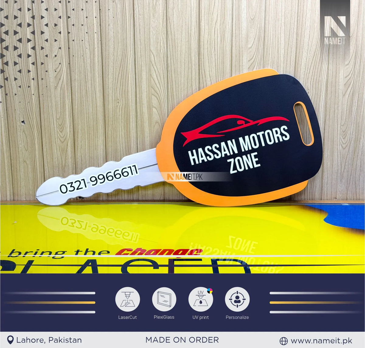 KEY, Gift, Award,Custom Giant Auto Key Award – Car Dealership Photo Prop for Sales & Social Media Marketing | Car Handover Display Key