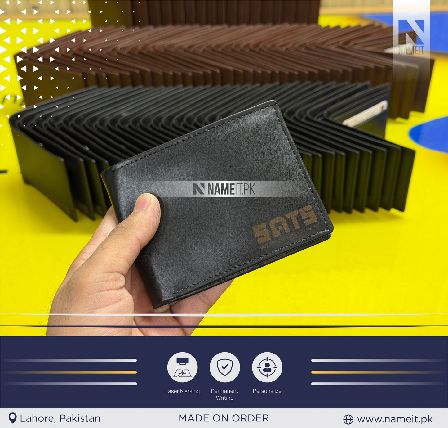 Wallet, Personalized Wallet,Mens Wallet,Engraved Wallet,Groomsmen Wallet,Leather Wallet,Custom Wallet,Boyfriend Gift for Men,Gift for Him (FREE GIFT BOX)