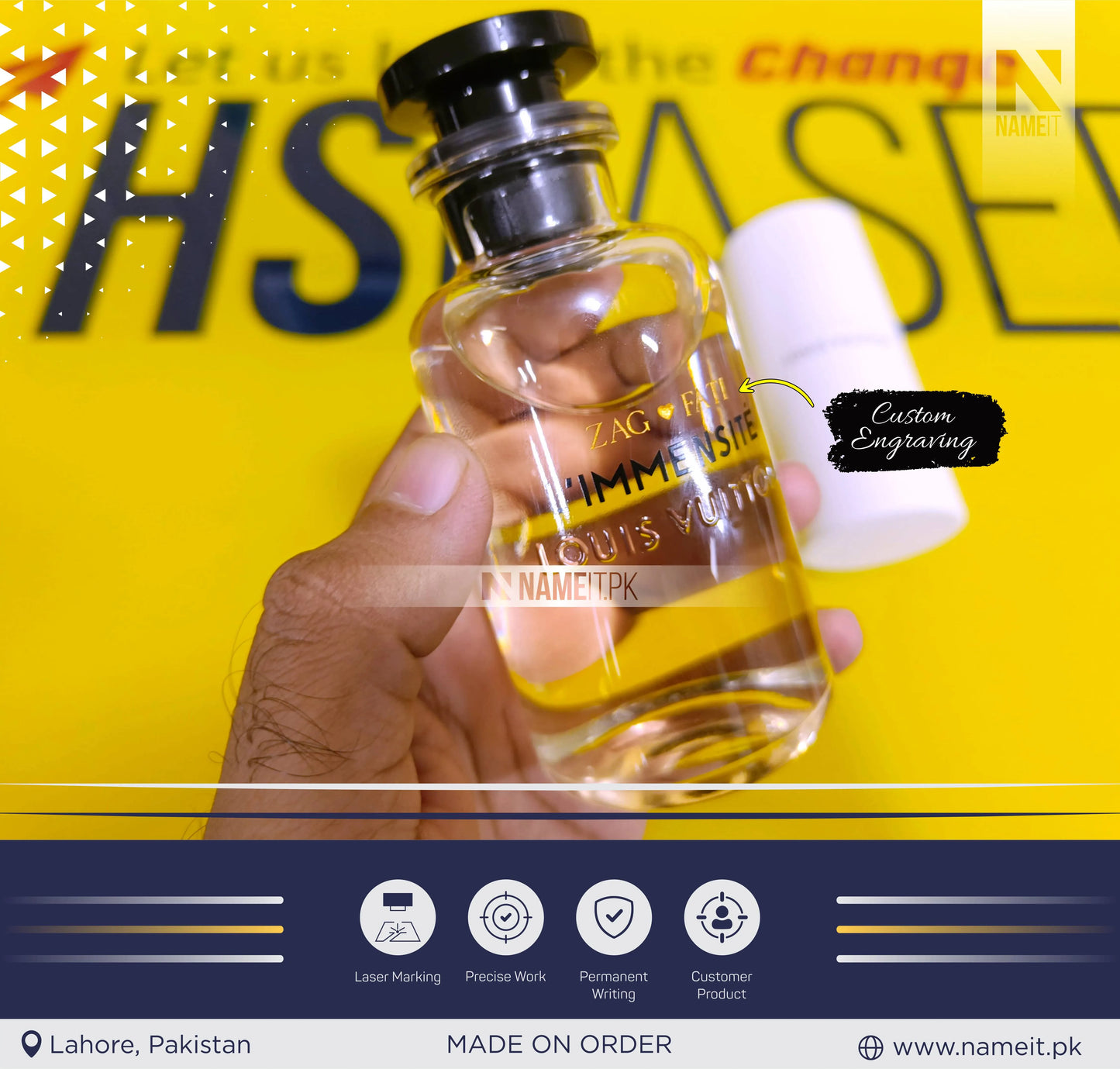 Perfume Bottle – Custom Your Perfume Bottle with Name, Message, or Date | Perfect Gift for Birthday, Anniversary & Special Occasions