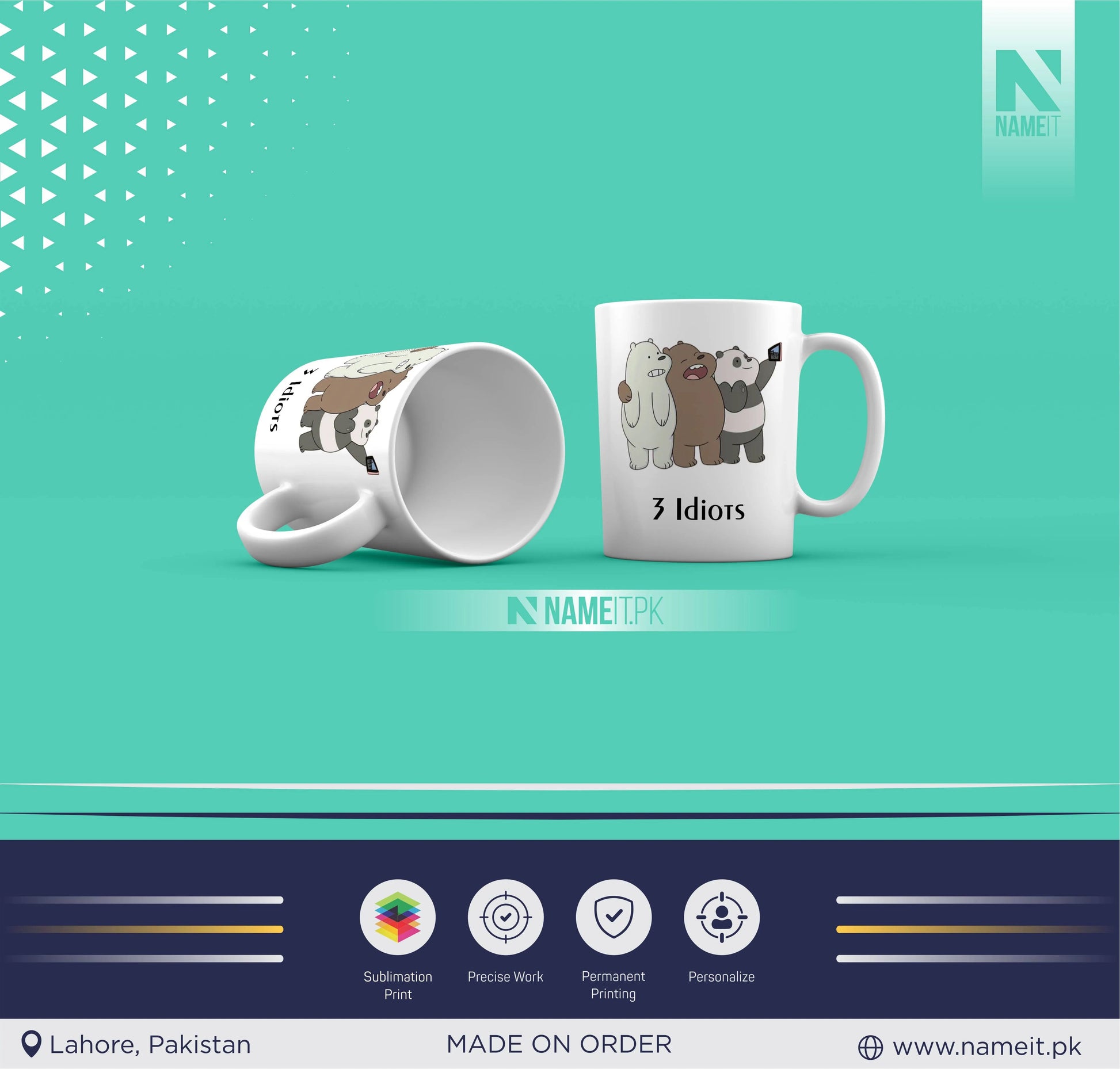 Mug, Customize Mug With Picture – Custom Coffee Cup – Unique Memory Keeper, Perfect Gift NAMEIT PAKISTAN