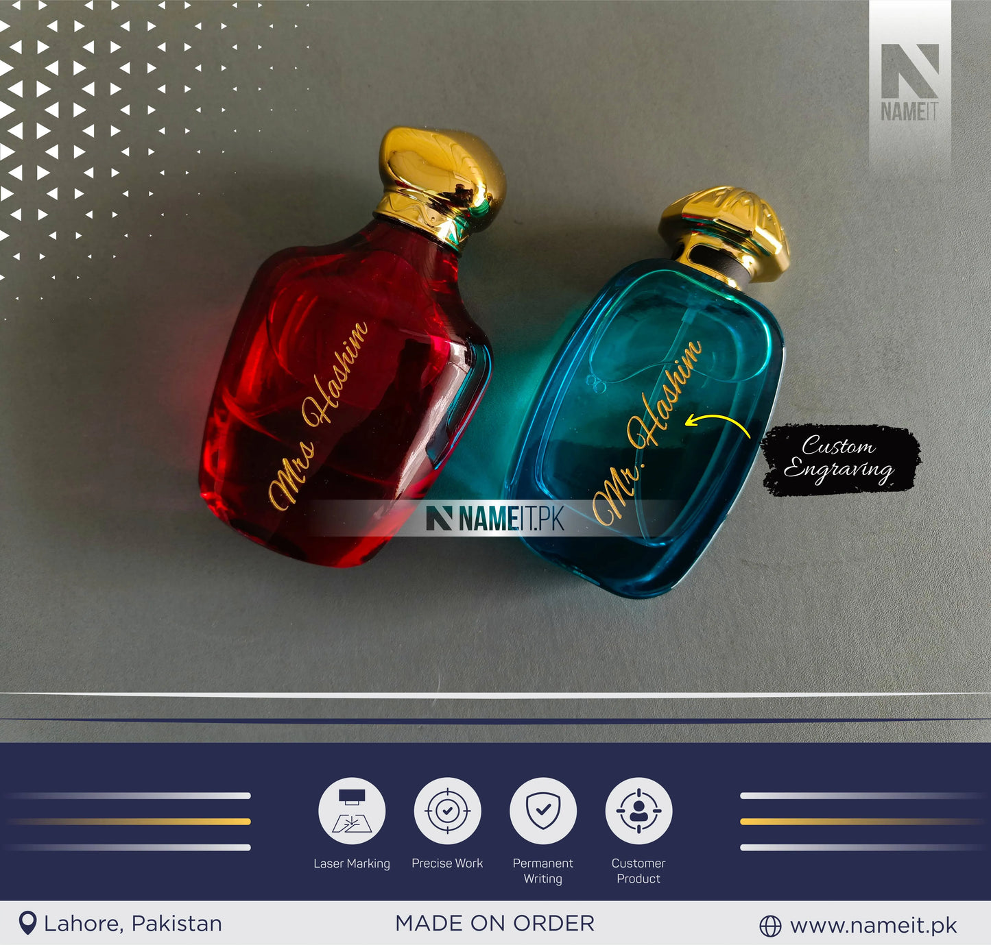 Perfume Bottle – Custom Your Perfume Bottle with Name, Message, or Date | Perfect Gift for Birthday, Anniversary & Special Occasions