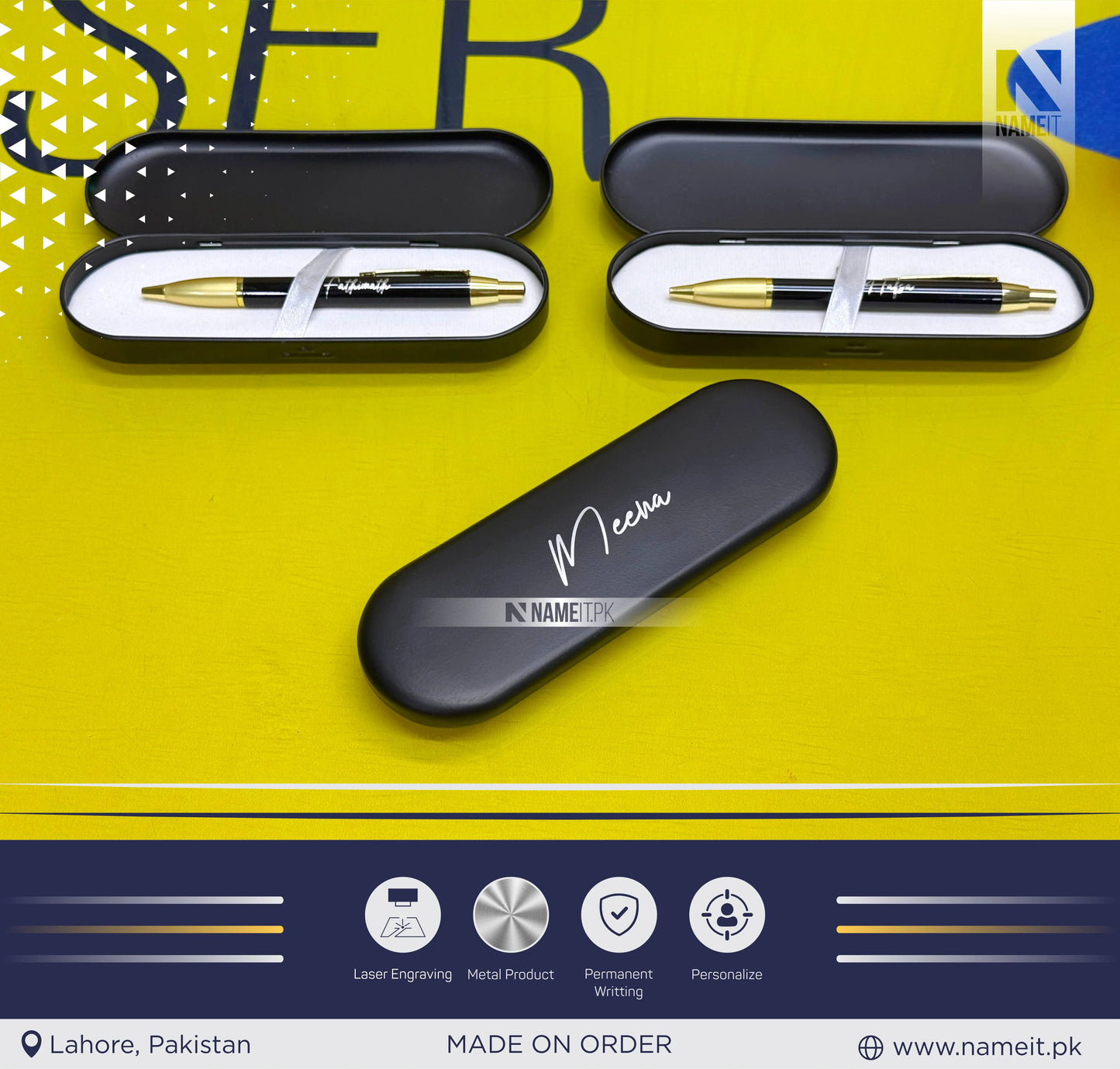 Personalized PEN, Roller Ballpen, Ballpoint Pen, Refillable Pens and retractable medium refill pen with Blue ink.